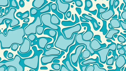 Abstract stains and lines from colored paper cut out artistic background. Stock Footage 276820117