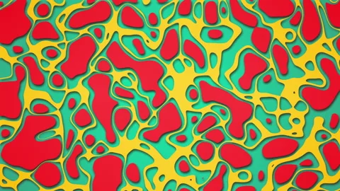 Abstract stains and lines from colored paper Stock Footage 277024058
