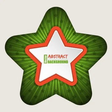 Abstract star brochure background Stock Illustration