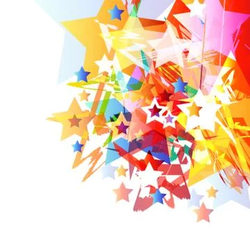 Abstract star burst background Stock Illustration
