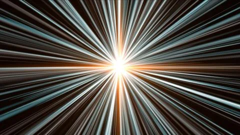 Abstract star burst flash laser beam illustration Stock Illustration