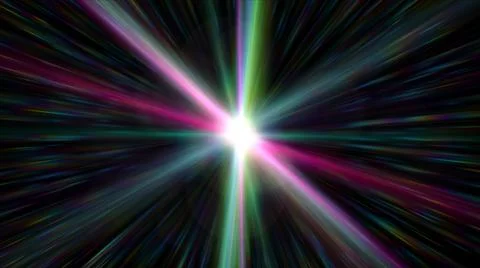 Abstract star burst flash laser beam illustration Stock Illustration