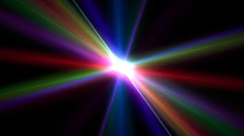 Abstract star burst flash laser beam illustration Illustrazione stock