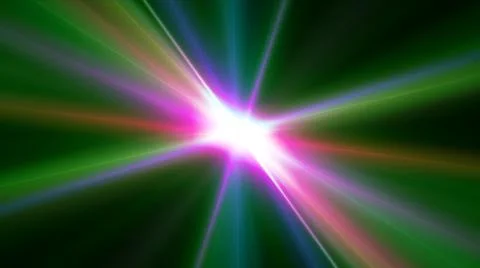 Abstract star burst flash laser beam illustration Stock Illustration