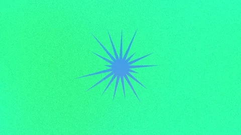 An abstract star burst shape motion graphic background design element. Stock Footage 296709358