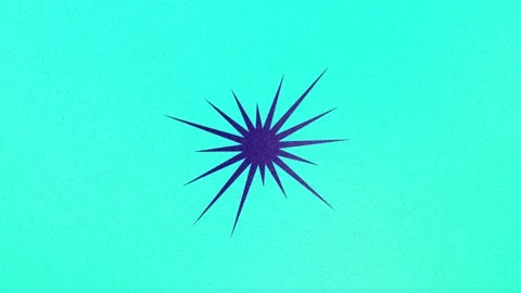 An abstract star burst shape motion graphic background design element. Stock Footage 296710088