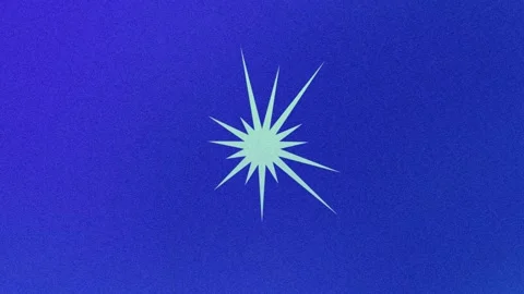 An abstract star burst shape motion graphic background design element. Stock Footage 296714542