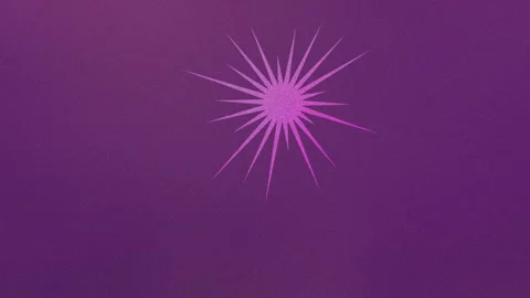 An abstract star burst shape motion graphic background design element. Stock Footage 296720007