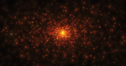An abstract star cluster Stock Footage 219411145
