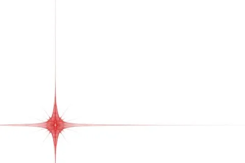 Abstract star decor frame on white background Illustrazione stock