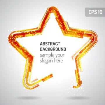 Abstract star Stock Illustration