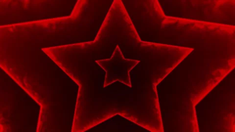 Abstract star LED animation for celebration design. Blue retro background. .. Stock Footage 309845514