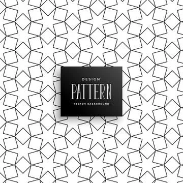 Abstract star line pattern background Illustrazione stock