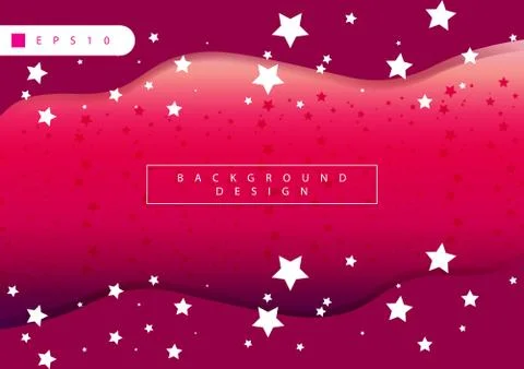 Abstract star pattern and wave for design Stock Illustration