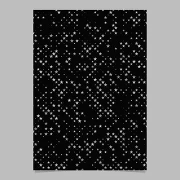 Abstract star pattern background brochure template - vector design 스톡 일러스트