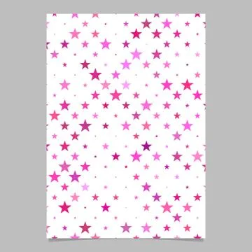 Abstract star pattern background flyer template - vector illustration イラスト素材