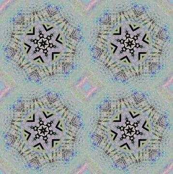 Abstract star pattern blue gray purple Stock Illustration