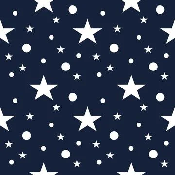 Abstract Star Pattern Stock Illustration