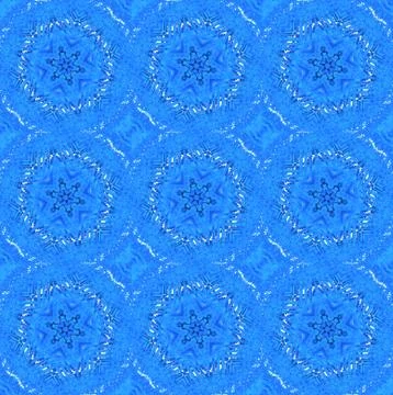 Abstract star pattern light blue white Stock Illustration