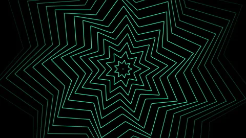 Abstract star pattern, psychedelic animated background. Stock Footage 244144553