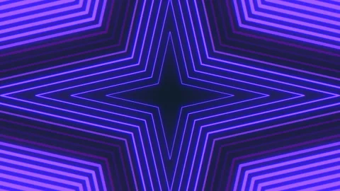 Abstract star pattern purple and blue zigzag lines Stock Footage 255992570