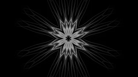 Abstract star pattern - seamless looping (FULL HD) Video stock 83600891