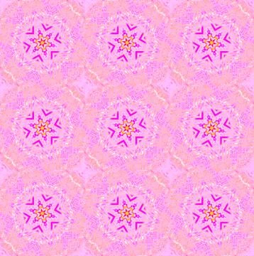 Abstract star pattern violet pink magenta white Illustrazione stock