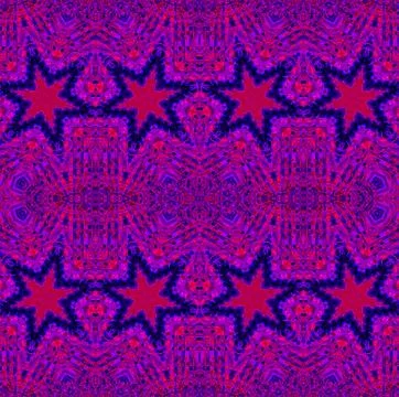 Abstract star pattern violet purple blue Stock Illustration