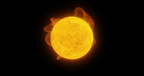 An abstract star with a raging atmosphere 5 Stock Footage 306680717