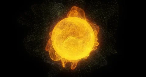An abstract star with a raging atmosphere Stock Footage 306797846