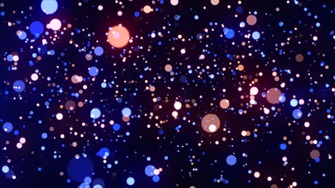 Abstract star rain background. Shimmering glittering particles with bokeh. Видео 258952598