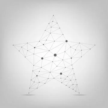 Abstract star shape Stock Illustration