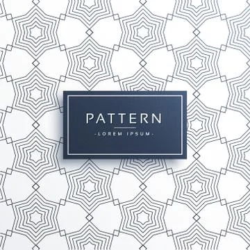 Abstract star shape lines pattern background 스톡 일러스트