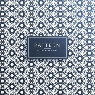 Abstract star shape pattern design background Stock Illustration