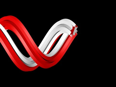 Abstract star shapes twisting, seamless loop (alpha channel) Stock Footage 77328183