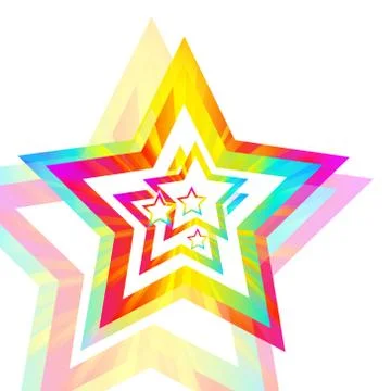 Abstract star spectrum background Stock Illustration