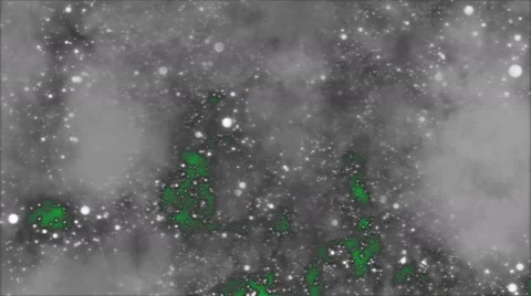 Abstract Star Travel Animation - Loop Green Stock Footage 61648622