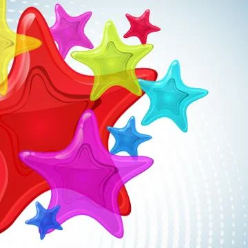 Abstract star vector background. Stock Illustration
