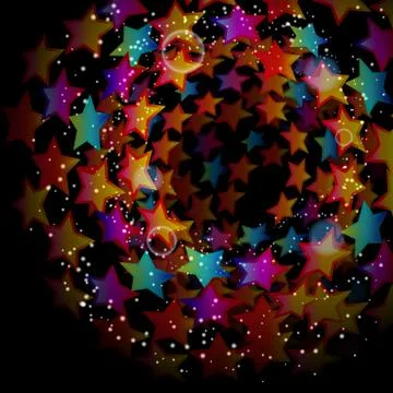 Abstract star vector background. Stock Illustration