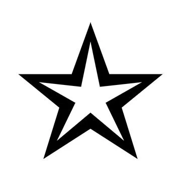 Abstract star vector icon on white background 스톡 일러스트