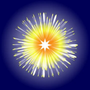 Abstract Starburst Stock Illustration