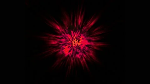 Abstract Starburst Loop  Background. Star or Space Scene Stock Footage 163486780