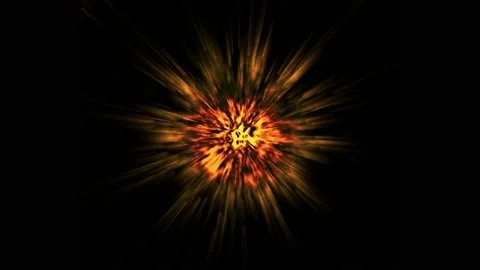 Abstract Starburst Loop  Background. Star or Space Scene 動画素材 163486813