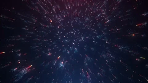 Abstract Starburst Particles Background Loop Stock Footage 167836578