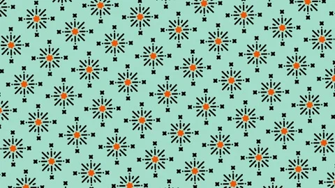 Abstract Starburst Pattern on Light Green Background. Stock Footage 325388455