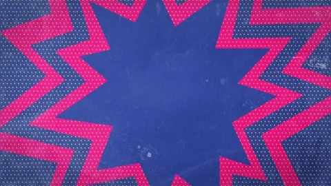 Abstract Starburst Pattern with Vibrant Colors and Geometric Design. Stock Footage 320465280