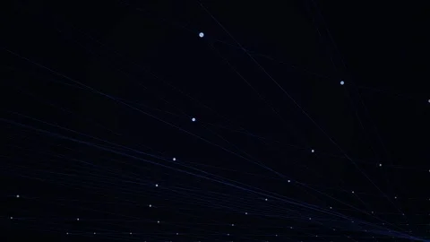 Abstract Starfield with Deep Space Nebula and Glowing Cosmic Dust during Ga.. Stock Footage 344295033