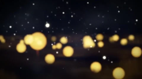 Abstract Starry Background with Bokeh Lights on Blue and Pink Gradient. Stock Footage 307399353