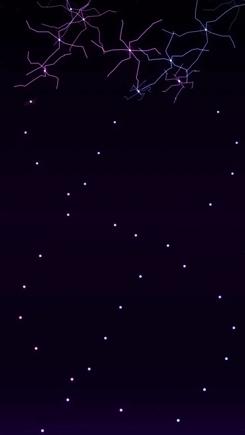 Abstract starry cosmic neural network connection background animation Stock Footage 345497769