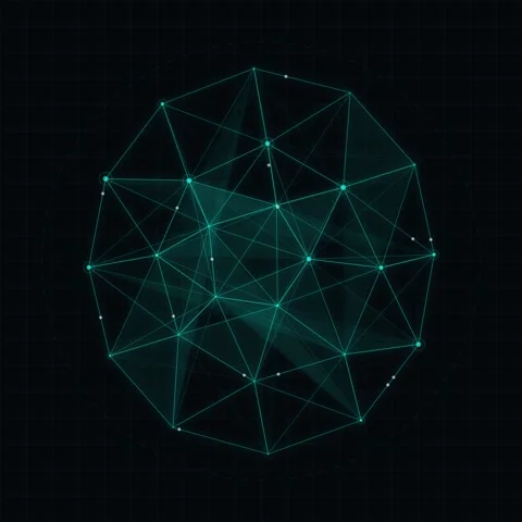 Abstract Starry Night Sky with Glowing Particles and Constellation Lines Stock Footage 346284760